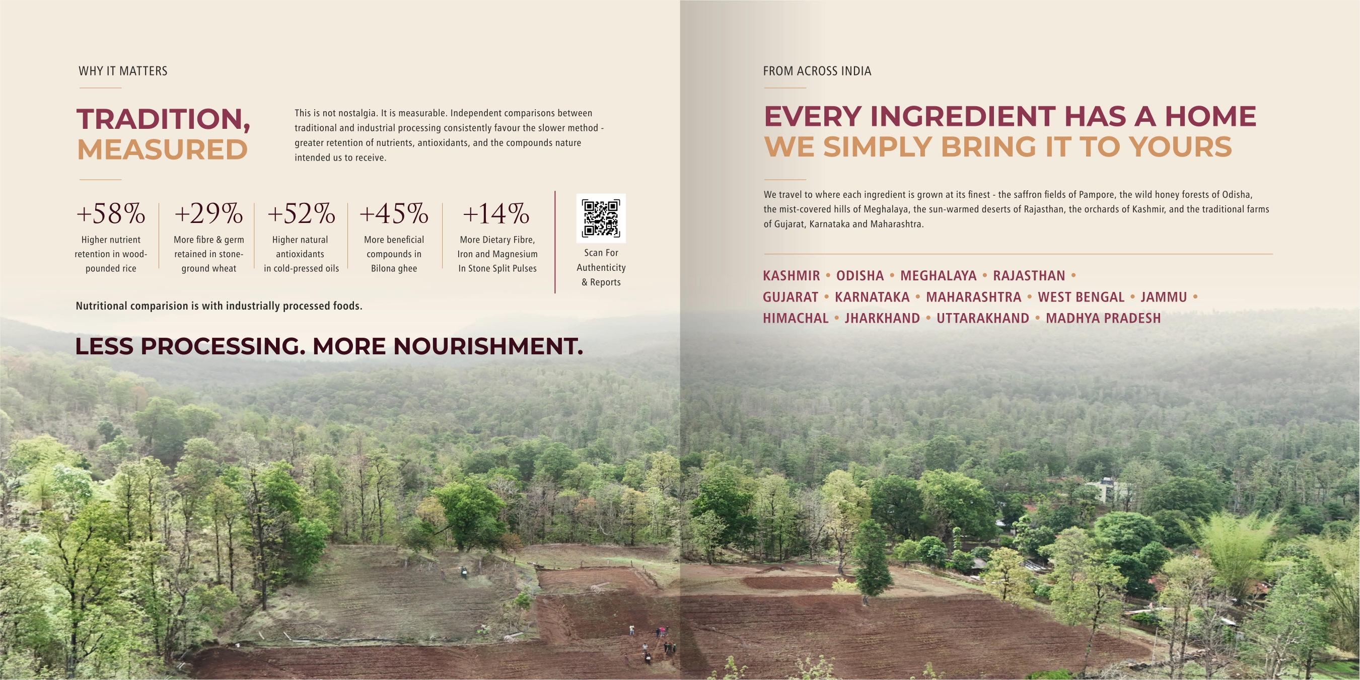 Millstreet Brochure — tradition and process spread